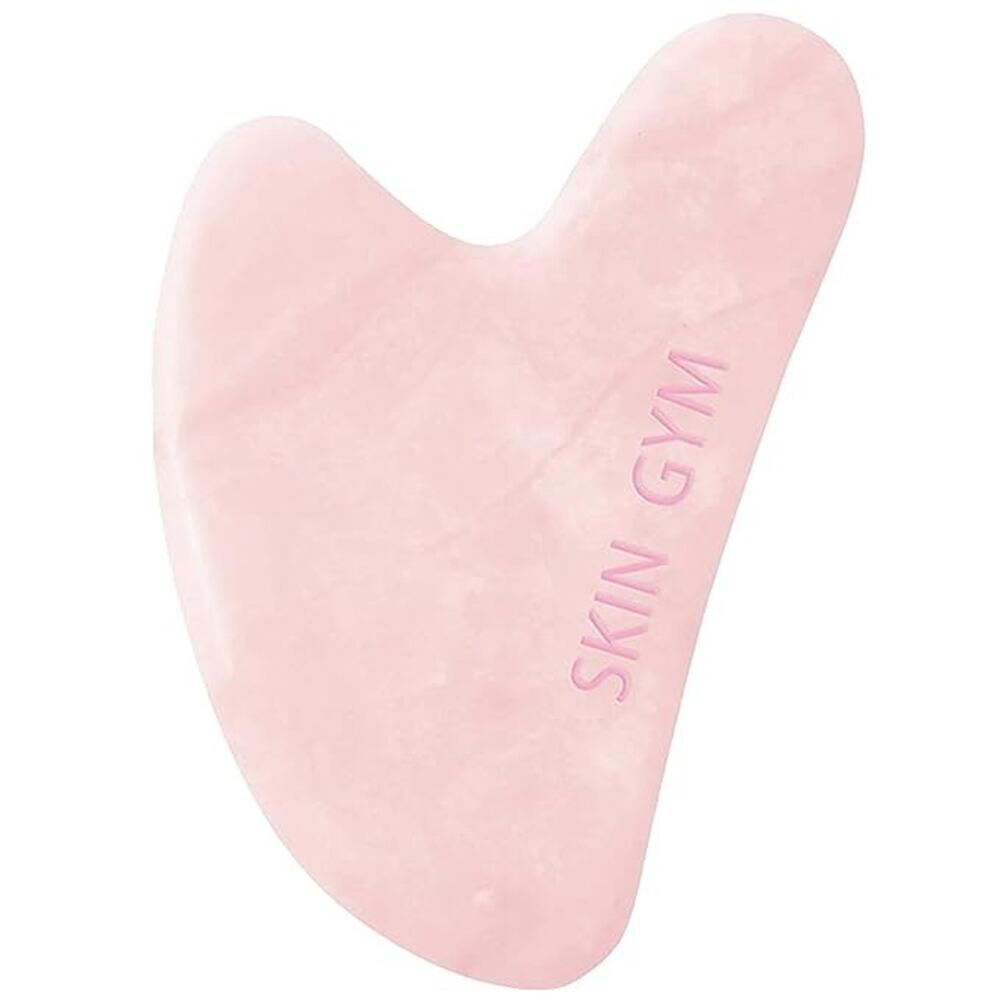 Skin Gym Rose Quartz Gua Sha Tool Facial Massage Sculpting Tool